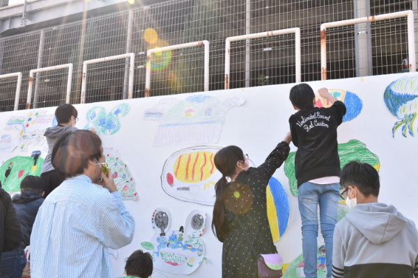 旧防潮壁の修景事業